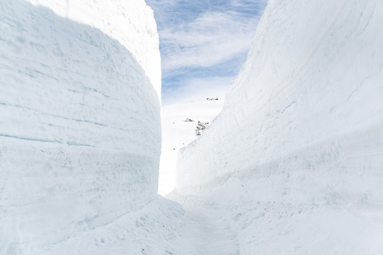 立山黑部峡谷雪墙