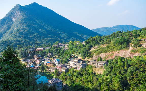 大罗山 山涧 民居