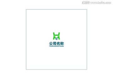 字母H logo