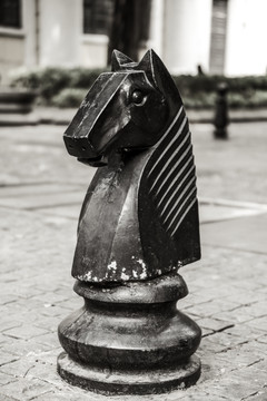 老广州 老照片 动物雕塑