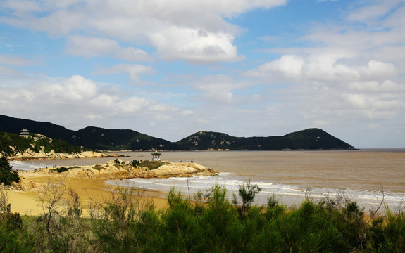 普陀山 大海 礁石