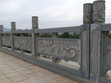 石雕 桥 护栏