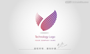 花瓣logo 科技logo