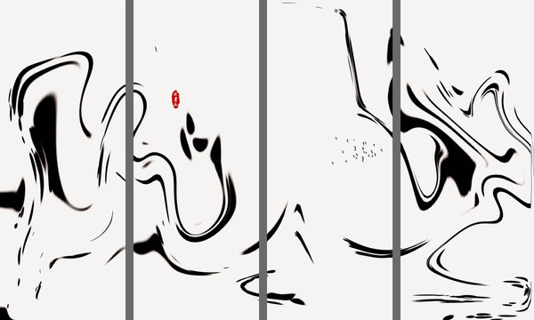 室內(nèi)水墨裝飾畫(huà)