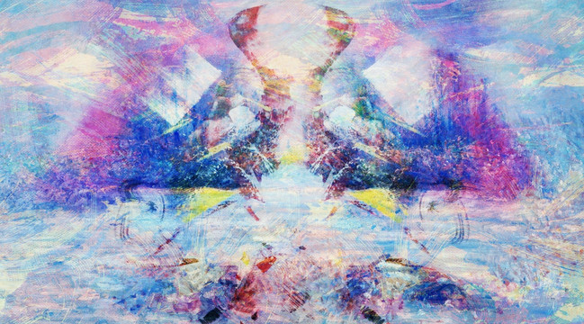 唯美油畫