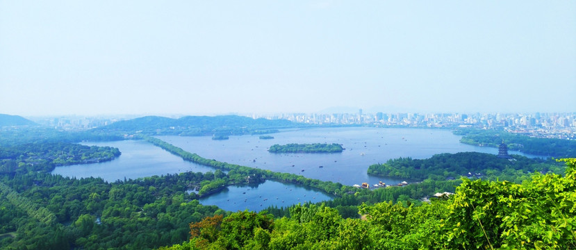 西湖全景