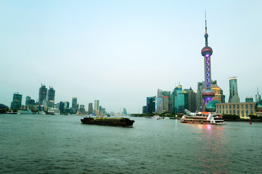 上海外滩 夜景 上海 上海市