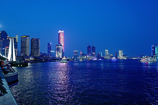 上海外滩 夜景 上海 上海市