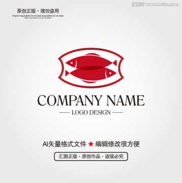 鱼LOGO