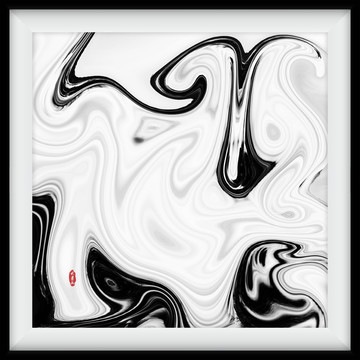 沙發(fā)背景水墨裝飾畫