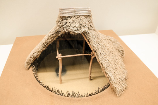 日本草屋模型