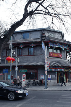 北京 街道 道路 树木