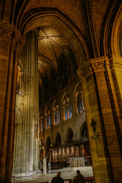 教堂内景 法国 巴黎 景点