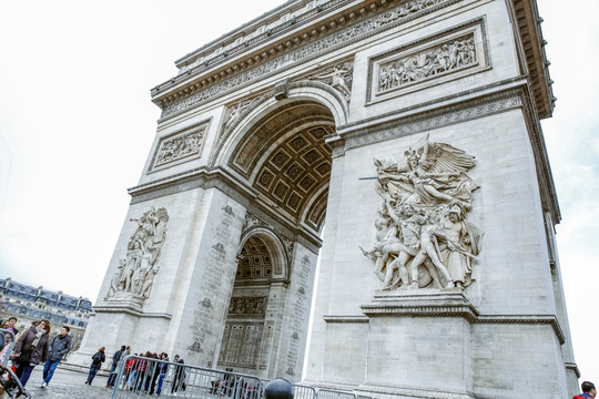 法国 巴黎 市中心 凯旋门