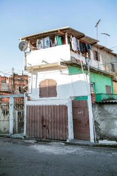 南美洲 巴西 圣保罗 贫民窟