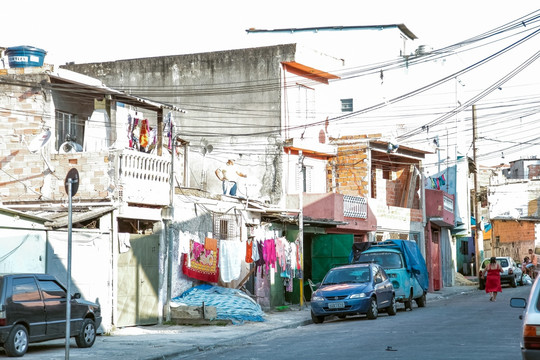 南美洲 巴西 圣保罗 贫民窟