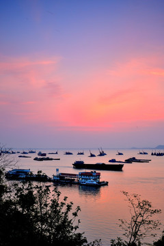 鄱阳湖日出