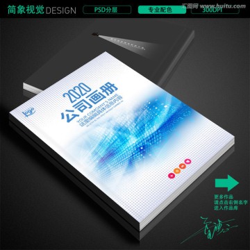 高端企業(yè)商務(wù)畫冊書籍標(biāo)書封面