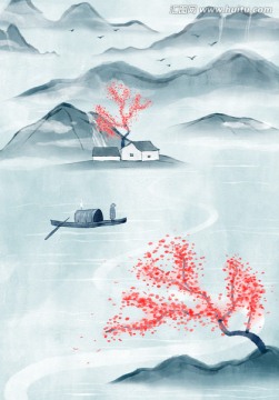 寫意山水畫