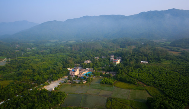 乡村 村庄 热水村