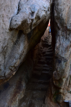 山间小路 石梯 台阶