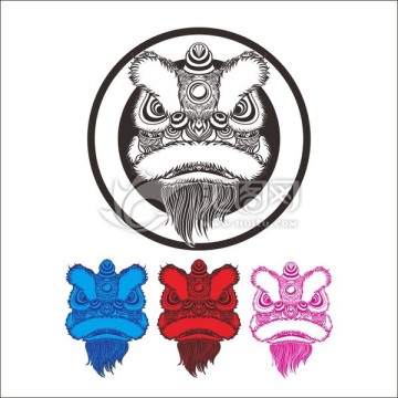 獅頭線稿