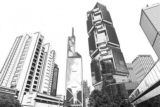 香港建筑景观