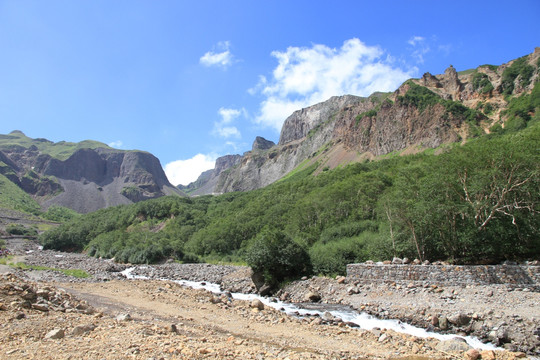 长白山溪流