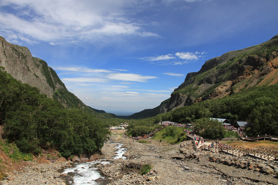 长白山溪流