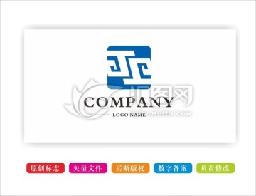 T字母標志 LOGO