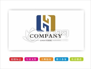 LH建材LOGO 商標