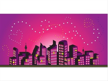城市景觀圖