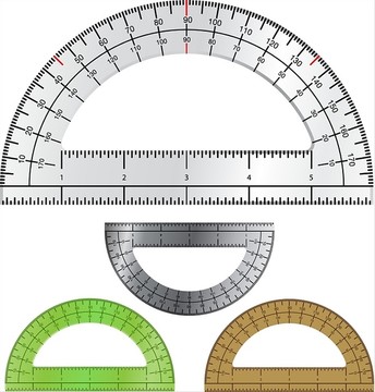 工程测量工具矢量插画