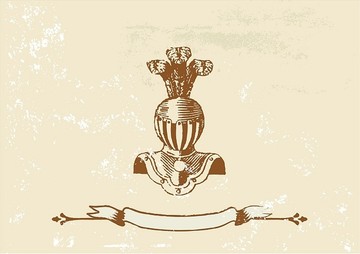 古代武士頭盔矢量插畫