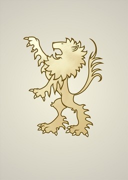 獅子矢量圖