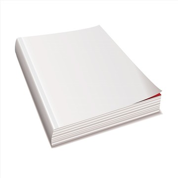 空白紙背面書脊書脊