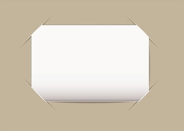 白紙矢量圖