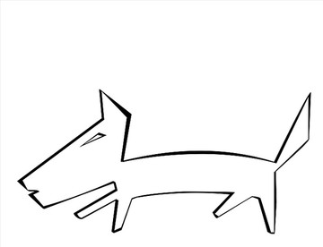 狗狗矢量圖