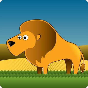 動物獅子矢量圖