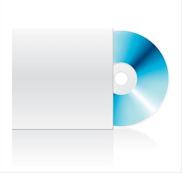 矢量空白光盤