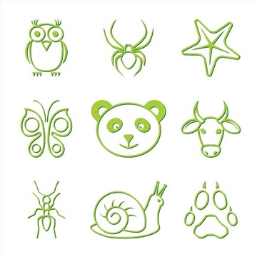 動物圖標設(shè)計