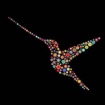 矢量插圖鳥形