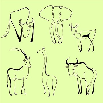 動物矢量圖