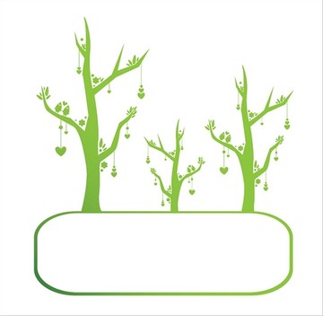 樹木圖形矢量圖