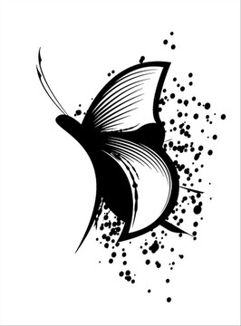 蝴蝶矢量插畫設(shè)計(jì)