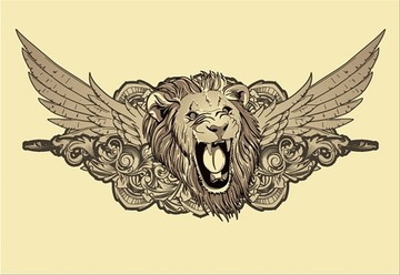 獅子頭像