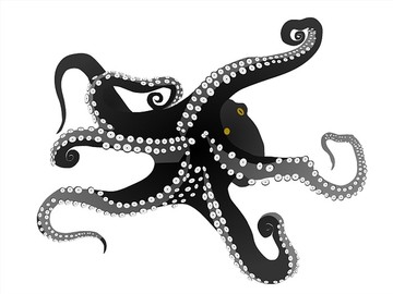 章魚矢量插畫