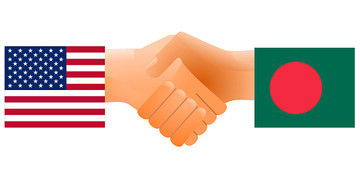 美国和孟加拉的友谊标志