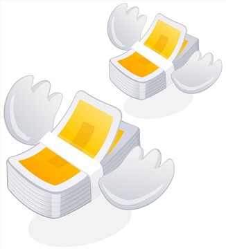 現(xiàn)金矢量插畫