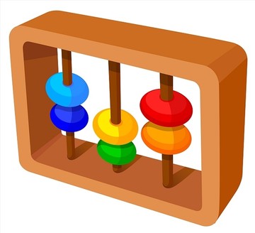 珠算矢量插畫